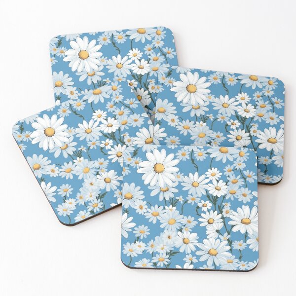 Item preview, Blue White Flower Pattern Aesthetic Marguerite Blasingame Jan Berenstain designed and sold by SMARTKIT  DESIGNAGENCY.