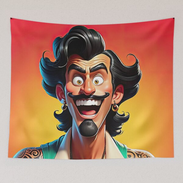 Item preview, Crazy Man - 3 designed and sold by cyberartstudiox.