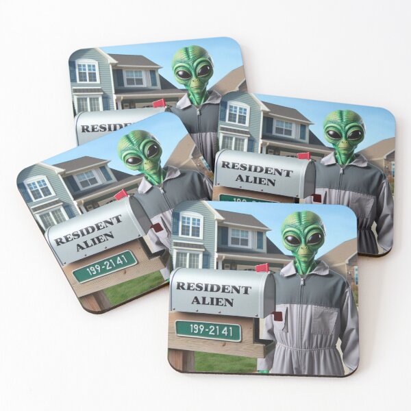Item preview, Resident Alien with a mailbox designed and sold by Expressions-Sel.