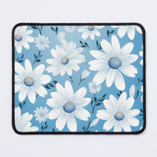 Item preview, Blue White Flower Pattern Aesthetic Marguerite Blasingame Jan Berenstain designed and sold by SMARTKIT DESIGNAGENCY.