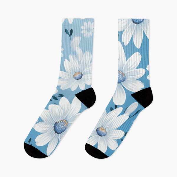 Item preview, Blue White Flower Pattern Aesthetic Marguerite Blasingame Jan Berenstain designed and sold by SMARTKIT  DESIGNAGENCY.