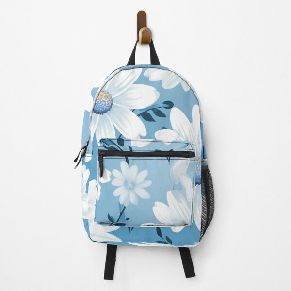 Item preview, Blue White Flower Pattern Aesthetic Marguerite Blasingame Jan Berenstain designed and sold by SMARTKIT DESIGNAGENCY.