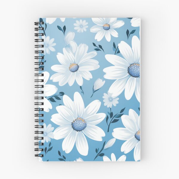 Item preview, Blue White Flower Pattern Aesthetic Marguerite Blasingame Jan Berenstain designed and sold by SMARTKIT  DESIGNAGENCY.