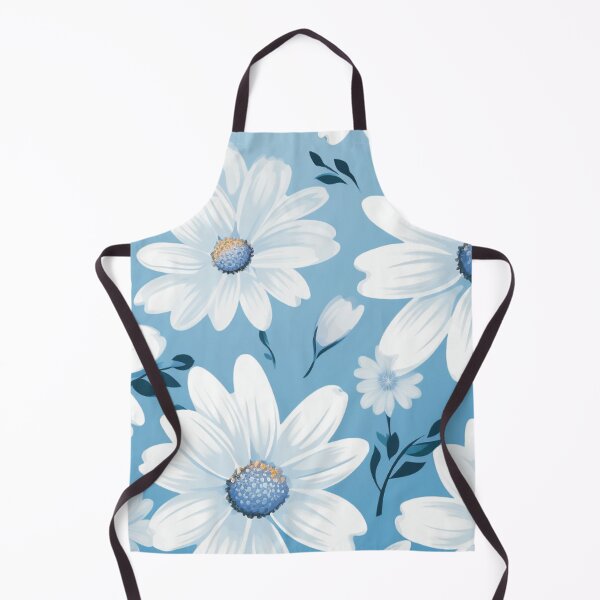 Item preview, Blue White Flower Pattern Aesthetic Marguerite Blasingame Jan Berenstain designed and sold by SMARTKIT DESIGNAGENCY.