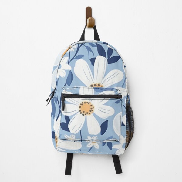 Item preview, Blue White Flower Pattern Aesthetic Marguerite Blasingame Jan Berenstain designed and sold by SMARTKIT DESIGNAGENCY.