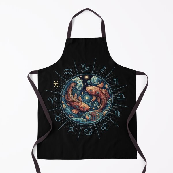 Artikelvorschau, STERNZEICHEN Fische - Astrologische FISCHE - FISCHE - STERNZEICHENzeichen - Van-Gogh-Stil - 6 entworfen und verkauft von ArtProjectShop.