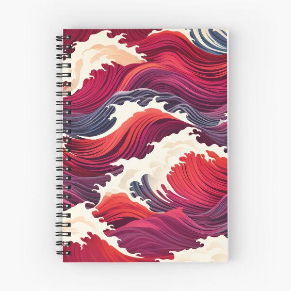 Item preview, Cresting Wave Imbued With Varying Shades Of Red designed and sold by Uday24.