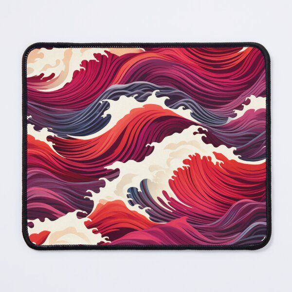 Item preview, Cresting Wave Imbued With Varying Shades Of Red designed and sold by Uday24.