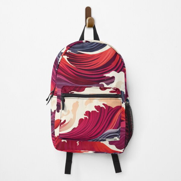 Item preview, Cresting Wave Imbued With Varying Shades Of Red designed and sold by Uday24.