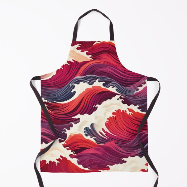 Item preview, Cresting Wave Imbued With Varying Shades Of Red designed and sold by Uday24.