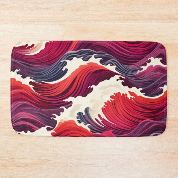 Item preview, Cresting Wave Imbued With Varying Shades Of Red designed and sold by Uday24.