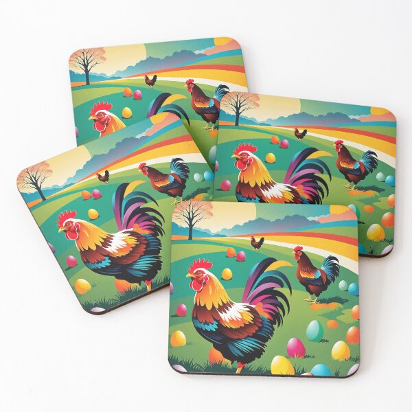 Item preview, Avian Rainbow Maker: The Easter Egger Chicken designed and sold by ShopieHome.