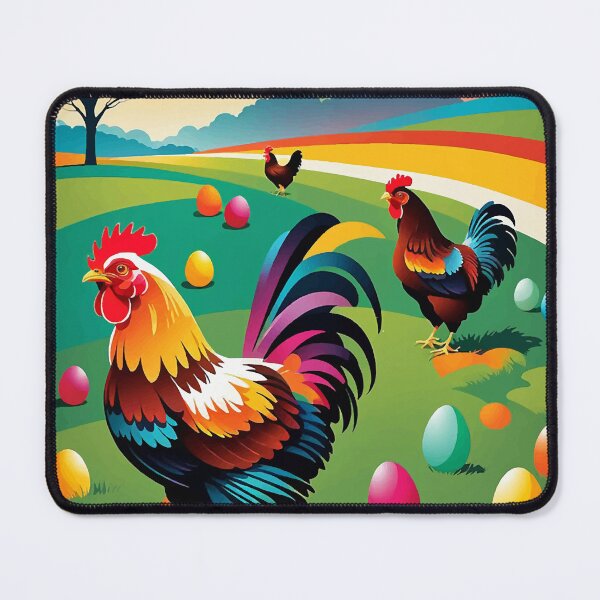 Item preview, Avian Rainbow Maker: The Easter Egger Chicken designed and sold by ShopieHome.
