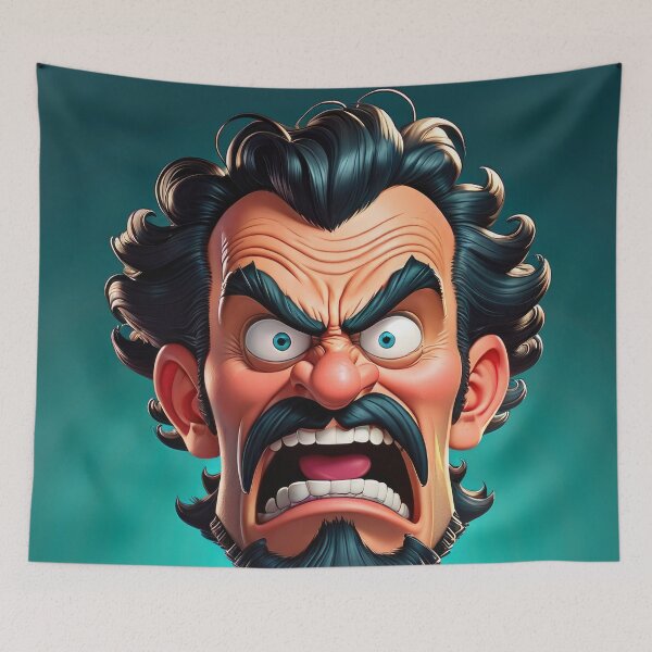 Item preview, Crazy Man - 7 designed and sold by cyberartstudiox.