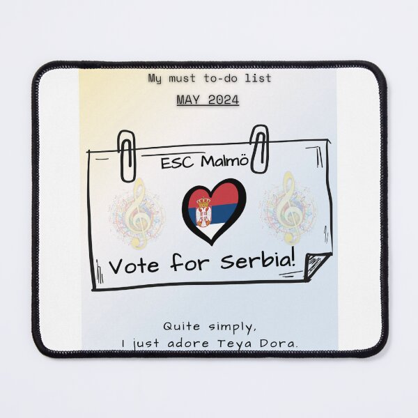 Item preview, EUROVISION SONG CONTEST, SERBIA, TEYA DORA, Berklee College of Music designed and sold by CreativeBizarre.