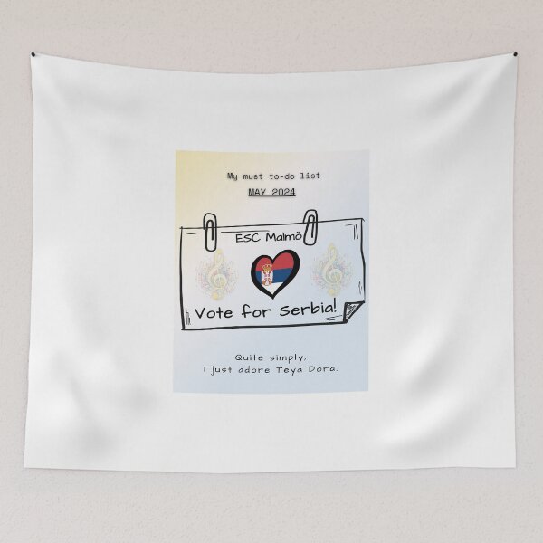 Item preview, EUROVISION SONG CONTEST, SERBIA, TEYA DORA, Berklee College of Music designed and sold by CreativeBizarre.