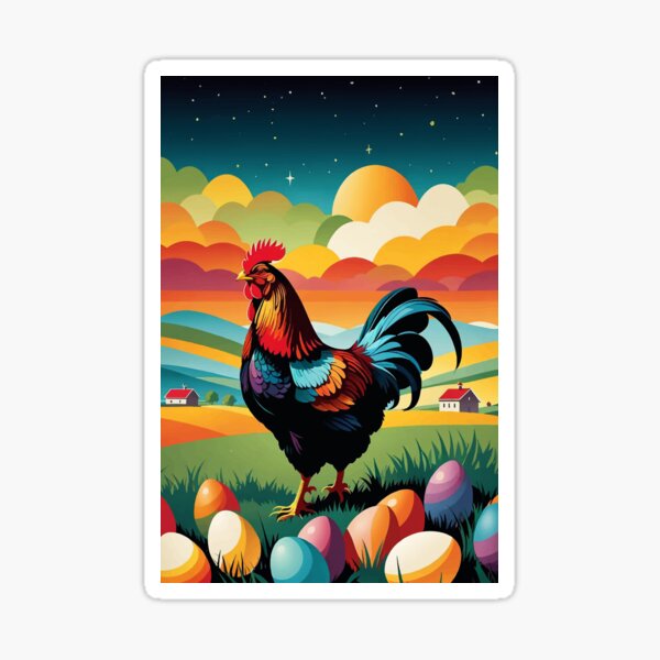 Item preview, Beyond Blue: The Colorful World of Easter Egger Chicken designed and sold by ShopieHome.