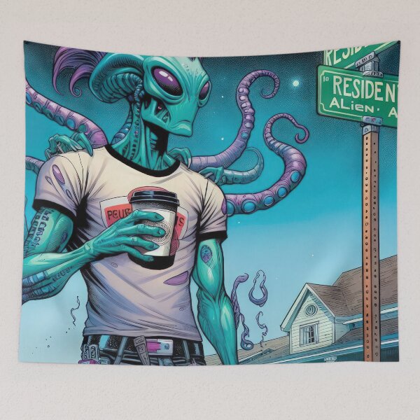 Item preview, Resident Alien with signs designed and sold by Expressions-Sel.