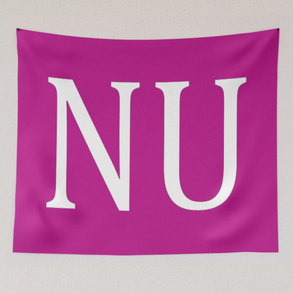 Item preview, NU Initials Monogram Elegant White Letters designed and sold by Jeallan Designs.
