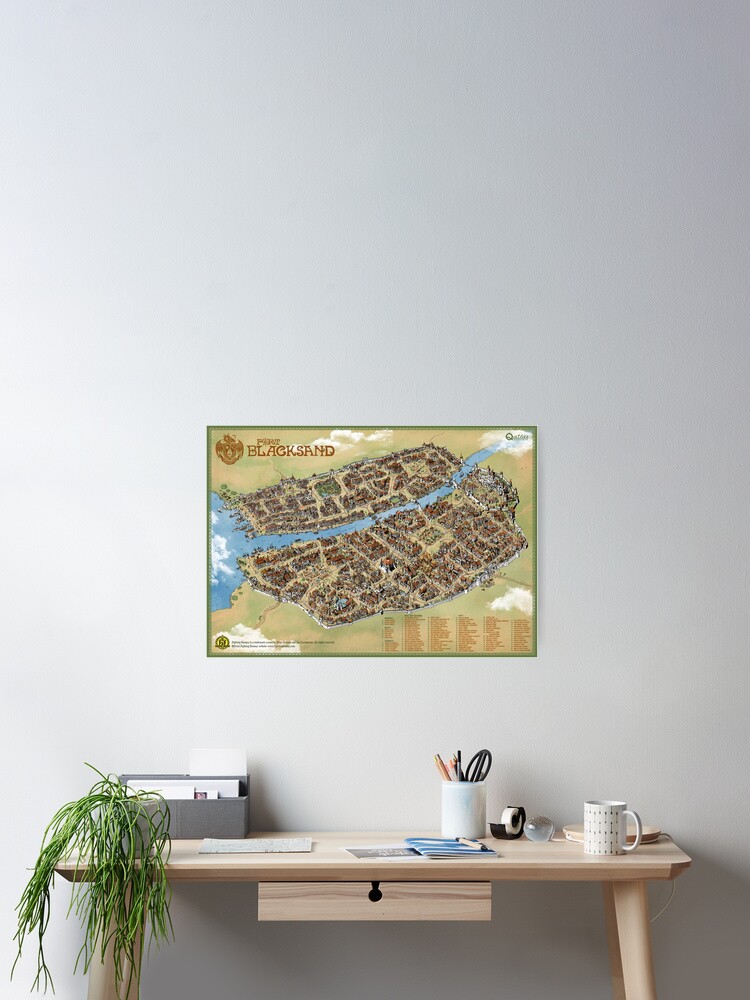 Thumbnail 2 of 3, Poster, Port Blacksand: City of Thieves designed and sold by qpiii.