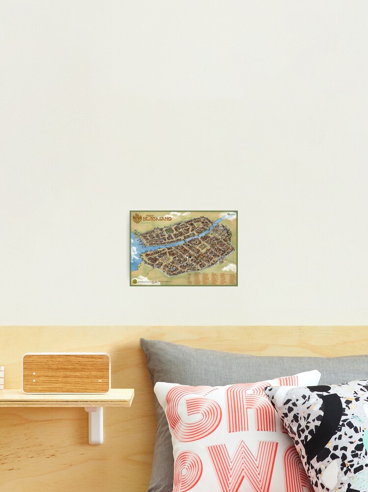 Thumbnail 2 of 3, Photographic Print, Port Blacksand: City of Thieves designed and sold by qpiii.