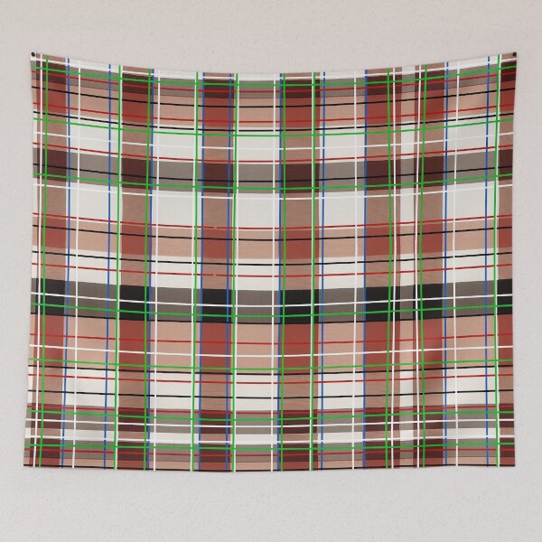Item preview, Brown and green tartan designed and sold by Flowersonstuff.