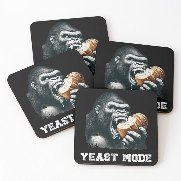 Item preview, Sourdough Yeast Mode Gorilla designed and sold by HeadTurningArt.