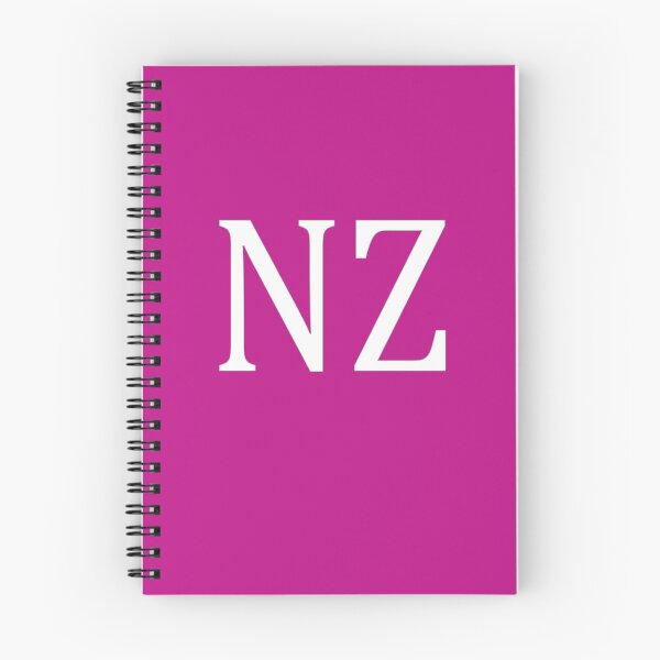 Item preview, NZ Initials Monogram Elegant White Letters designed and sold by Jeallan Designs.