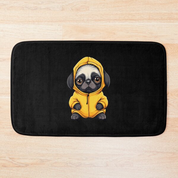 Item preview, Yellow Snuggle Pug designed and sold by ghastlygraphix.
