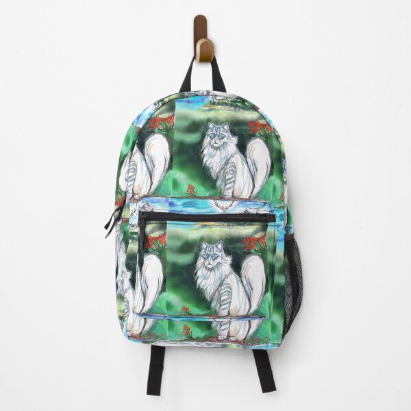 Item preview, Dreamy angora blue cat designed and sold by Valérie Ozanon.