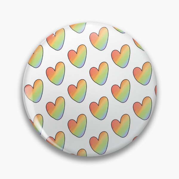 Aperçu de l'œuvre Coeur arc-en-ciel créée et vendue par Madebysarebear.