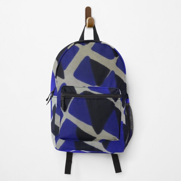 Item preview, Blue white and black trinagles designed and sold by textileprint.