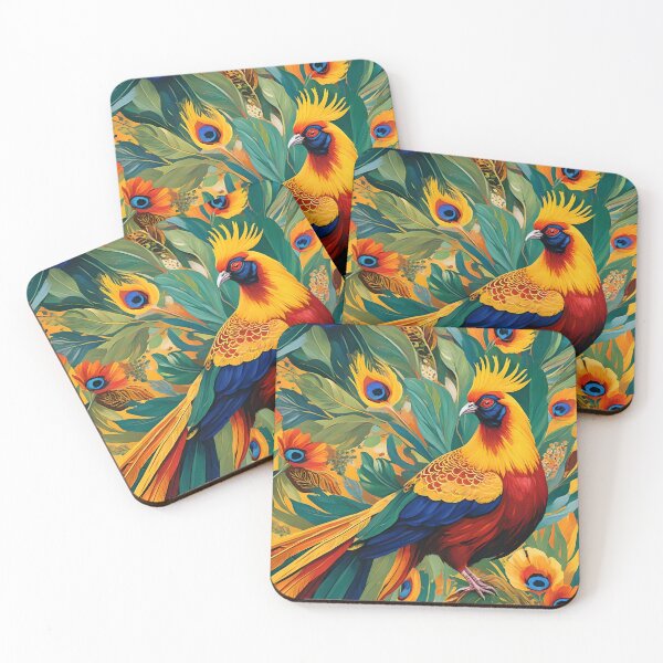 Item preview, GOLDEN PHEASANT designed and sold by PIGCASSOSAIART.