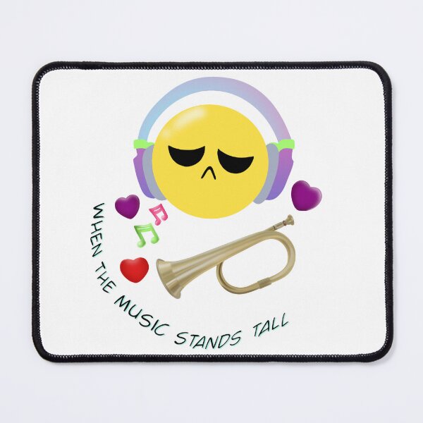 Item preview, musician emoji plays bugle designed and sold by BirdiBear.