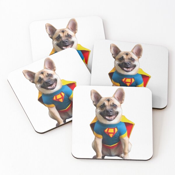 Item preview, A dog dressed like a superhero designed and sold by ASSNZA.