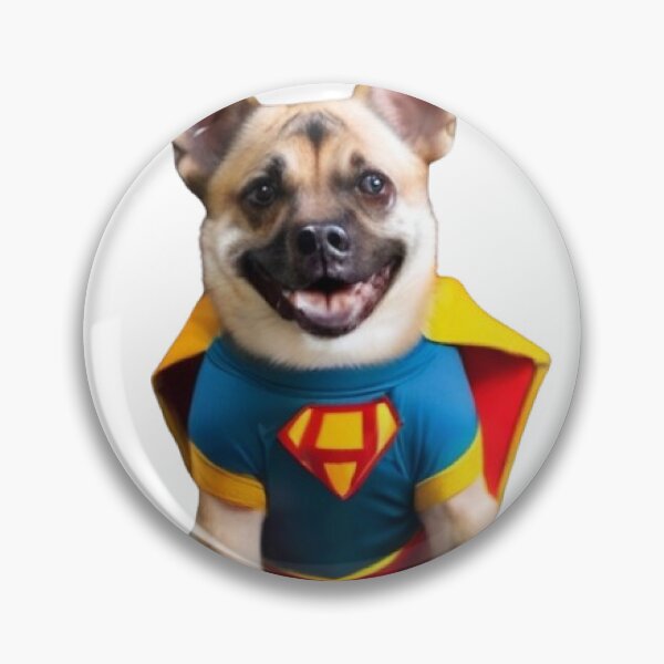 Item preview, A dog dressed like a superhero designed and sold by ASSNZA.