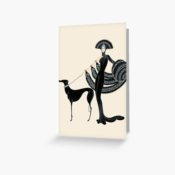 Item preview, Erté - At the Theatre Suite, Symphony in Black designed and sold by elektronen.