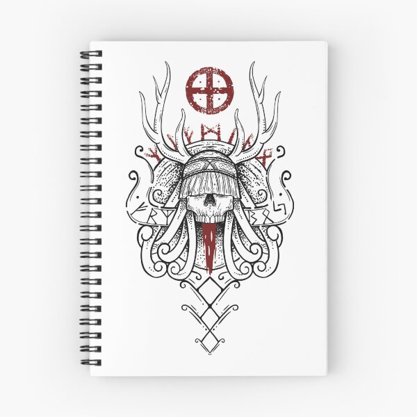 Item preview, Heilung nordic folk music skull  designed and sold by BlackForge.