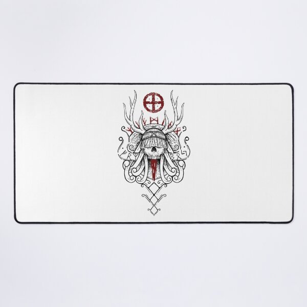 Item preview, Heilung nordic folk music skull designed and sold by BlackForge.