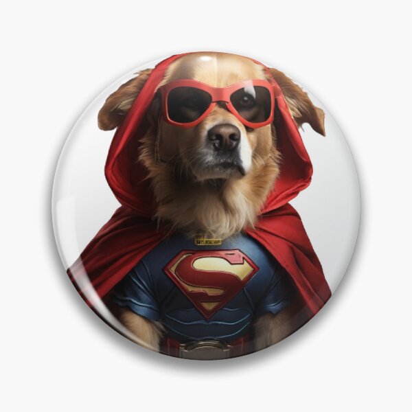 Item preview, A dog dressed like a superhero designed and sold by ASSNZA.