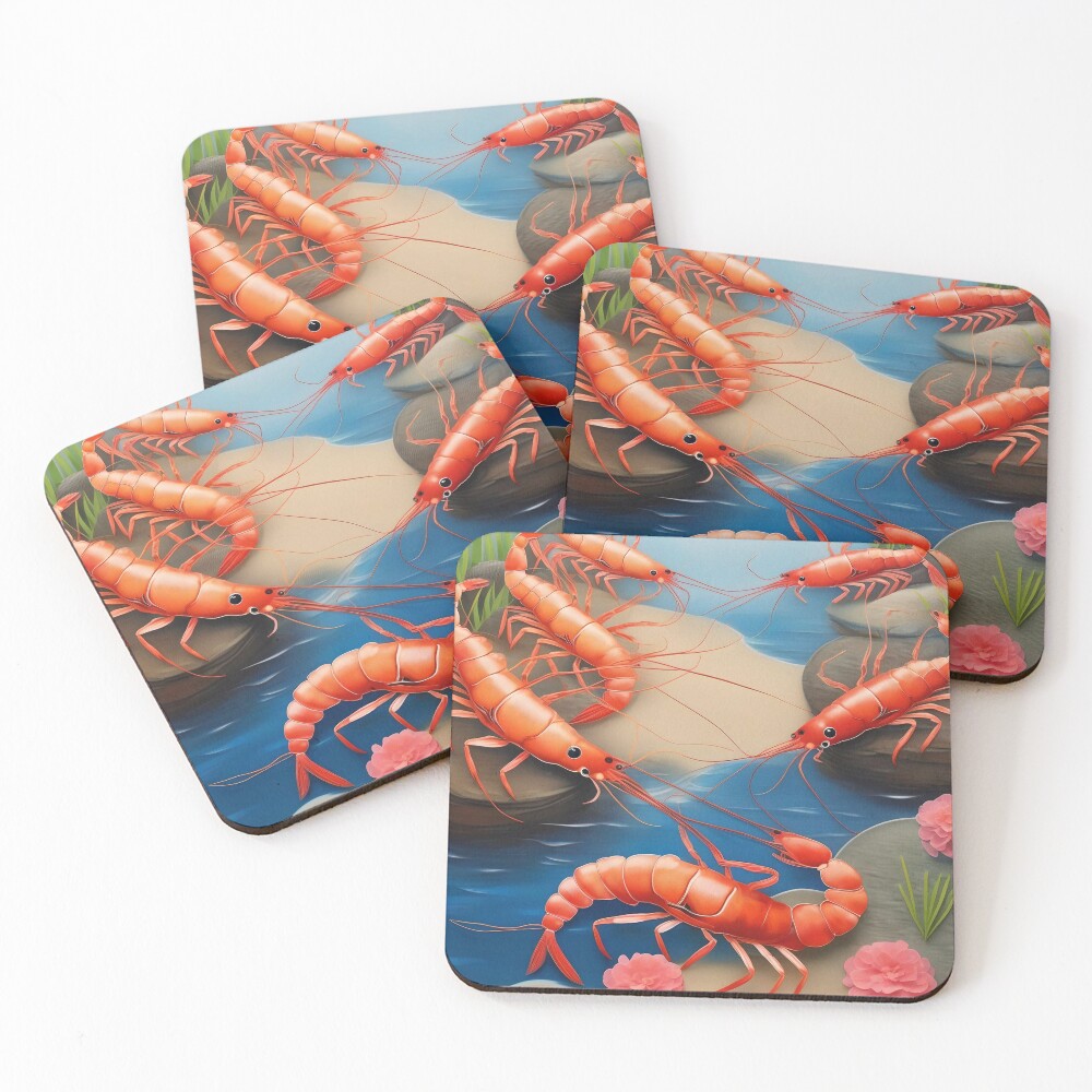 Item preview, Coasters (Set of 4) designed and sold by PIGCASSOSAIART.