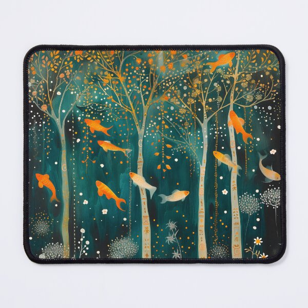 Item preview, A fish swimming in a forest of trees (E 1/10) designed and sold by uone.