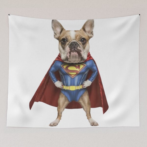 Item preview, A dog dressed like a superhero designed and sold by ASSNZA.