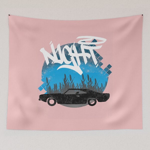 Item preview, Vintage Car Under the Starlit Sky designed and sold by Stipper Store.