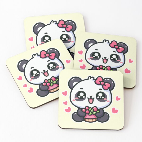 Item preview, Kawaii Cute Panda 4 | Pet and Animals for Men and Women t-shirt designed and sold by panchiTWO.