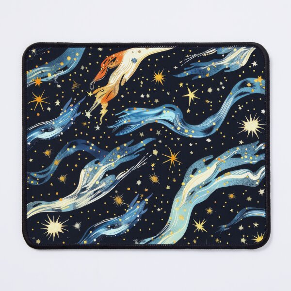 Item preview, Starry Night Sky with Shooting Stars Pattern designed and sold by ImagineCorner.