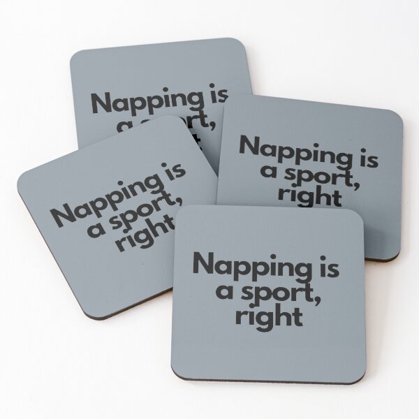 Item preview, Napping is a Sport, Right? Sleep Enthusiasts Unite! designed and sold by ArtComixHaven.