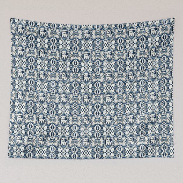 Artikelvorschau, Vom Gingham-Stil inspiriertes Hundedesign entworfen und verkauft von GPrint001.