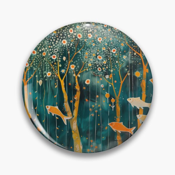 Item preview, A fish swimming in a forest of trees (E 6/10) designed and sold by uone.