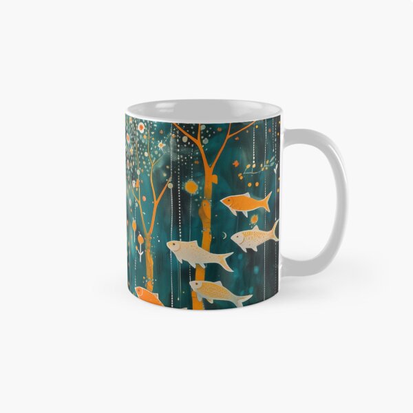 Item preview, A fish swimming in a forest of trees (E 6/10) designed and sold by uone.